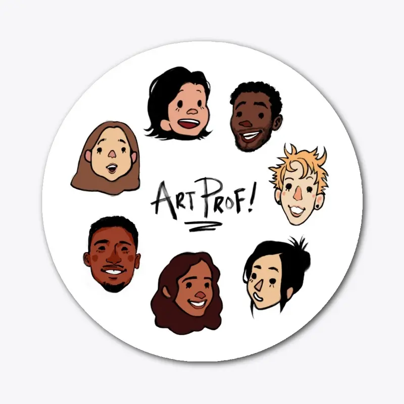 Art Prof Staff Sticker